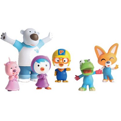 Pororo Real Figure Set Animation Figure Pororo Crong Eddy Loopy Petty ...