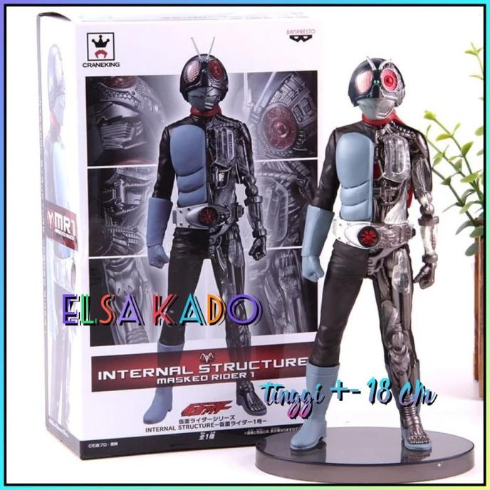 Internal Structure Masked Rider 1 Action Figure Kamen Rider Banpresto barang ready