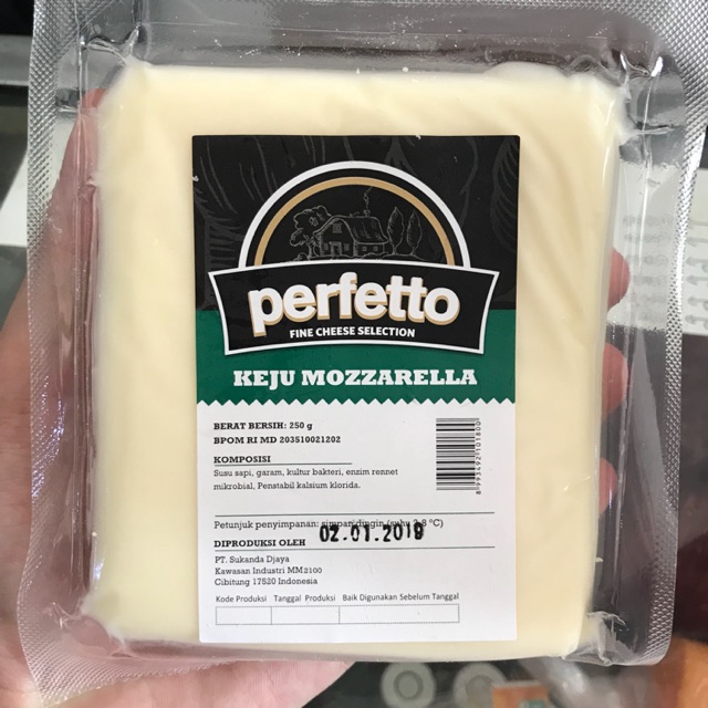 Keju Mozzarella Perfetto 250gr| Mozarella Cheese Perfeto 1