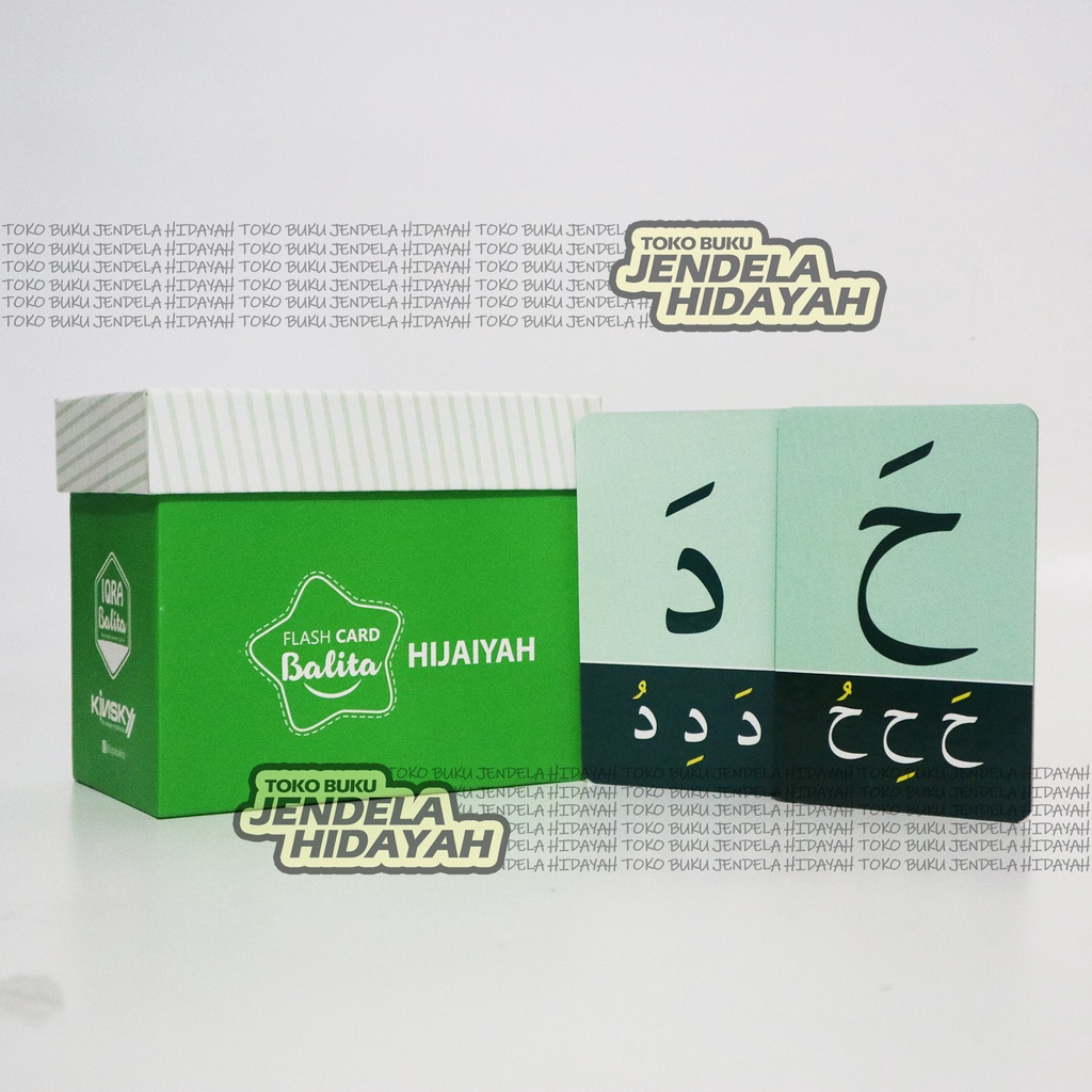 Flash Card Balita Hijaiyah BOX Iqra Balita - Ngara Rizki Kinsky