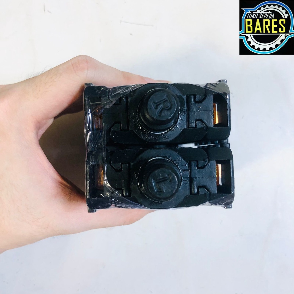 Pedal Sepeda Lipat Hitam As Besar Foldable