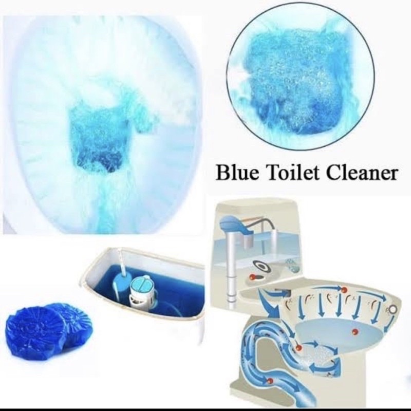 Tablet Biru Pembersih Kloset - Tablet Biru Penyegar Toilet - Tablet Biru Kloset