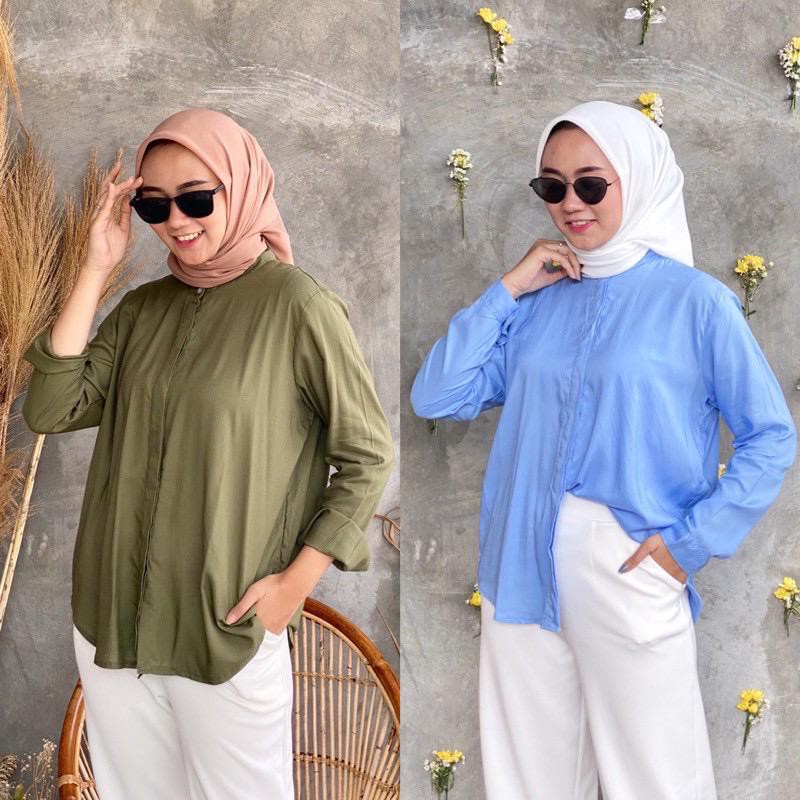 [12.12] RX Fashion - Maudy Shirt //Blouse Wanita kekinian -R3