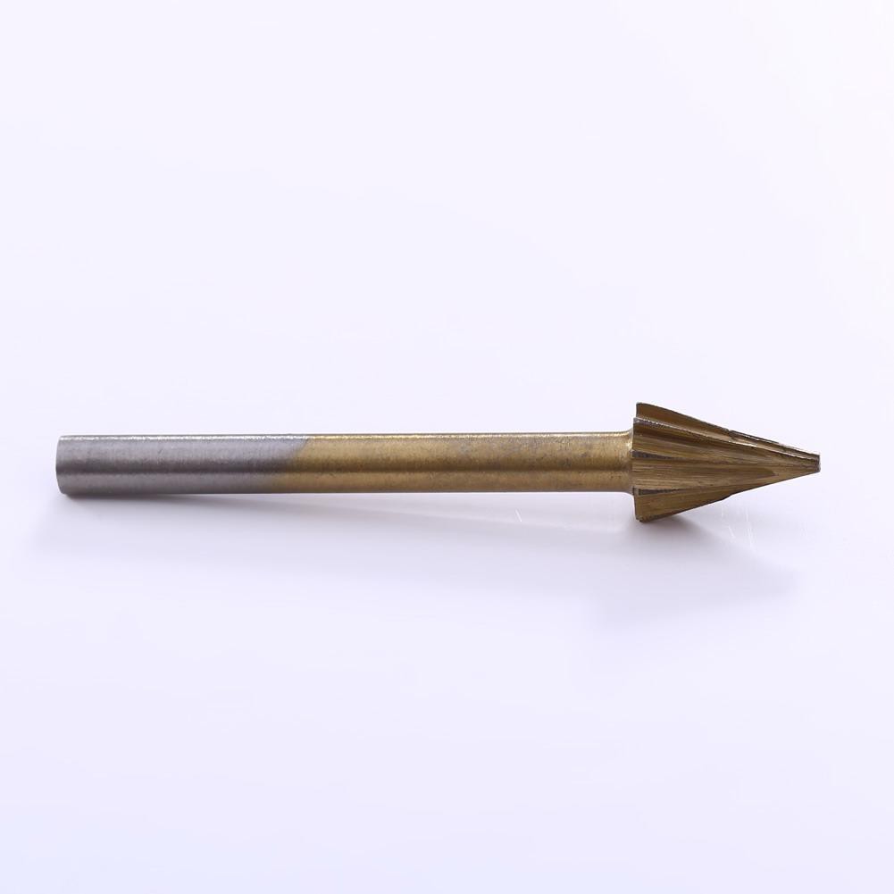 10Pcs / Set HSS Mata Bor Putar Bahan Titanium