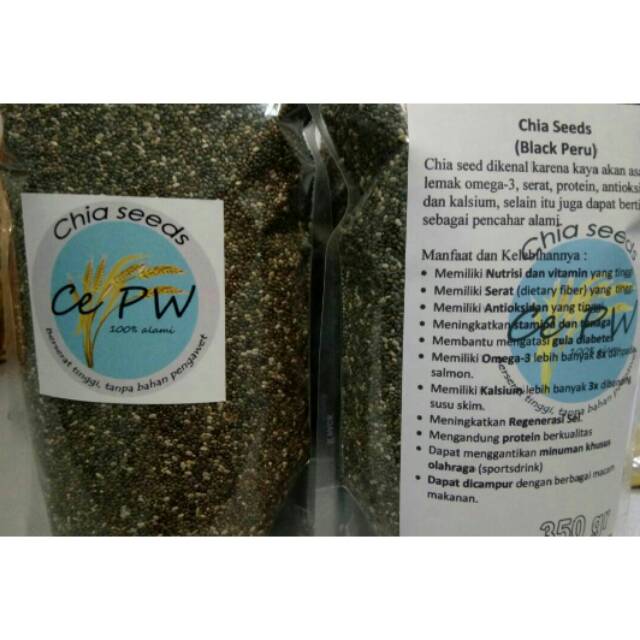 

Chia seed kemasan mungil 300gr