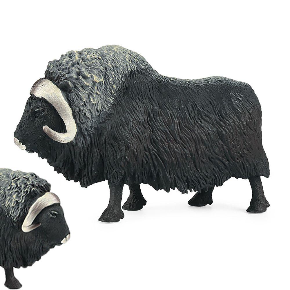 R-flower Musk-ox Model Hewan / Bunga Untuk Edukasi Dini Anak