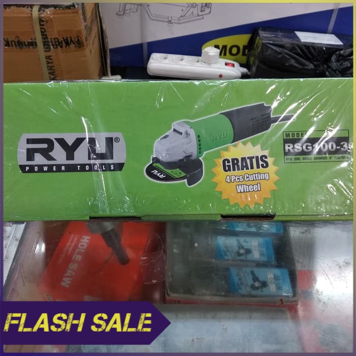 GERINDA TANGAN RYU RSG 100 3   GERINDA TANGAN RYU 4 INCH