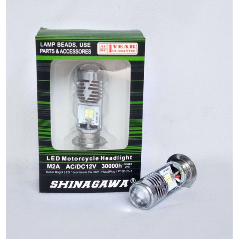 Lampu Depan SHINAGAWA H6 LED M2A AC/DC12 V30000h