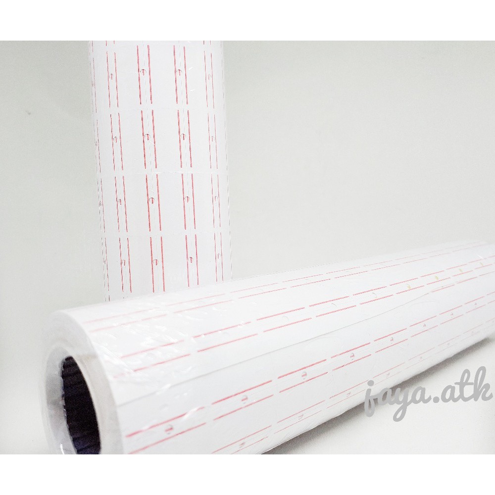 Label Harga Roll 1 Baris/Line (Per 10roll)