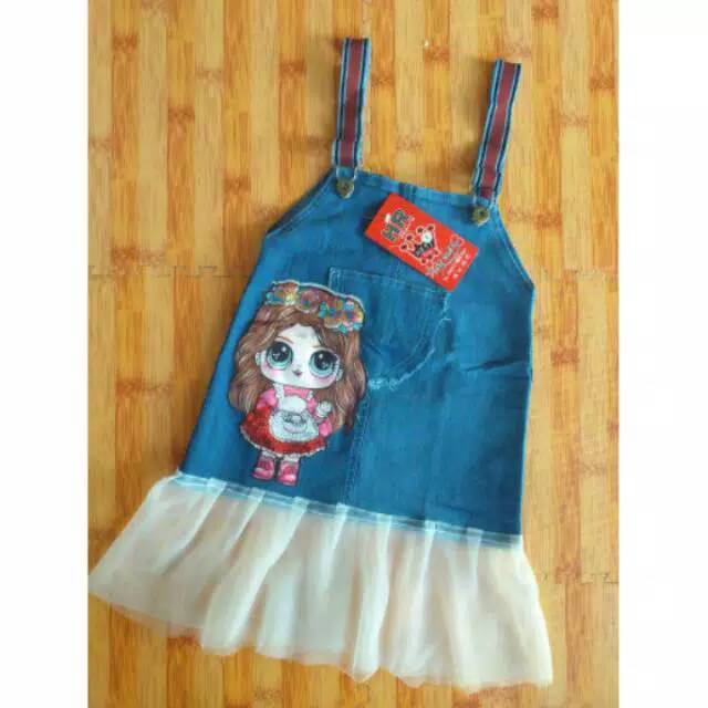 COD OVERALL JINS TUTU LOL LED(1) , SIZE (1 -12TH )