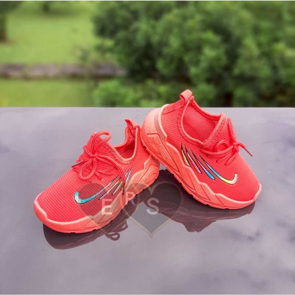 TOKOERS E12 Sepatu Slip On Anak Import Laki Laki/Perempuan Umur  2 3 4 5 thn - BEKRO
