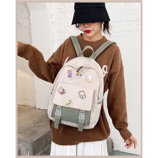 TAS RANSEL IMPORT WANITA C4257 TAS RANSEL SEKOLAH RANSEL BACKPACK IMPORT MURAH TAS FASHION