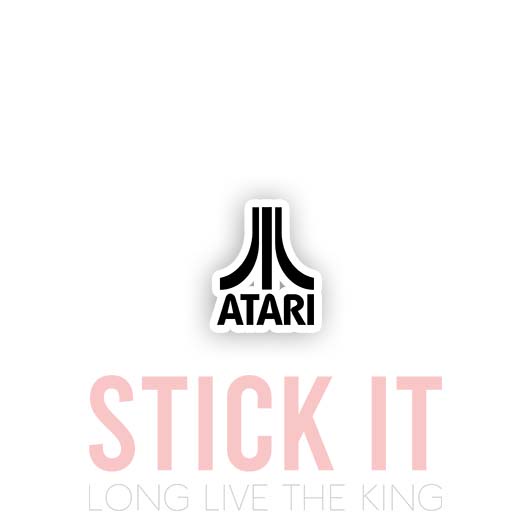 

Stiker sablon setrika DTF kaos baju sticker vinyl atari gamer 4