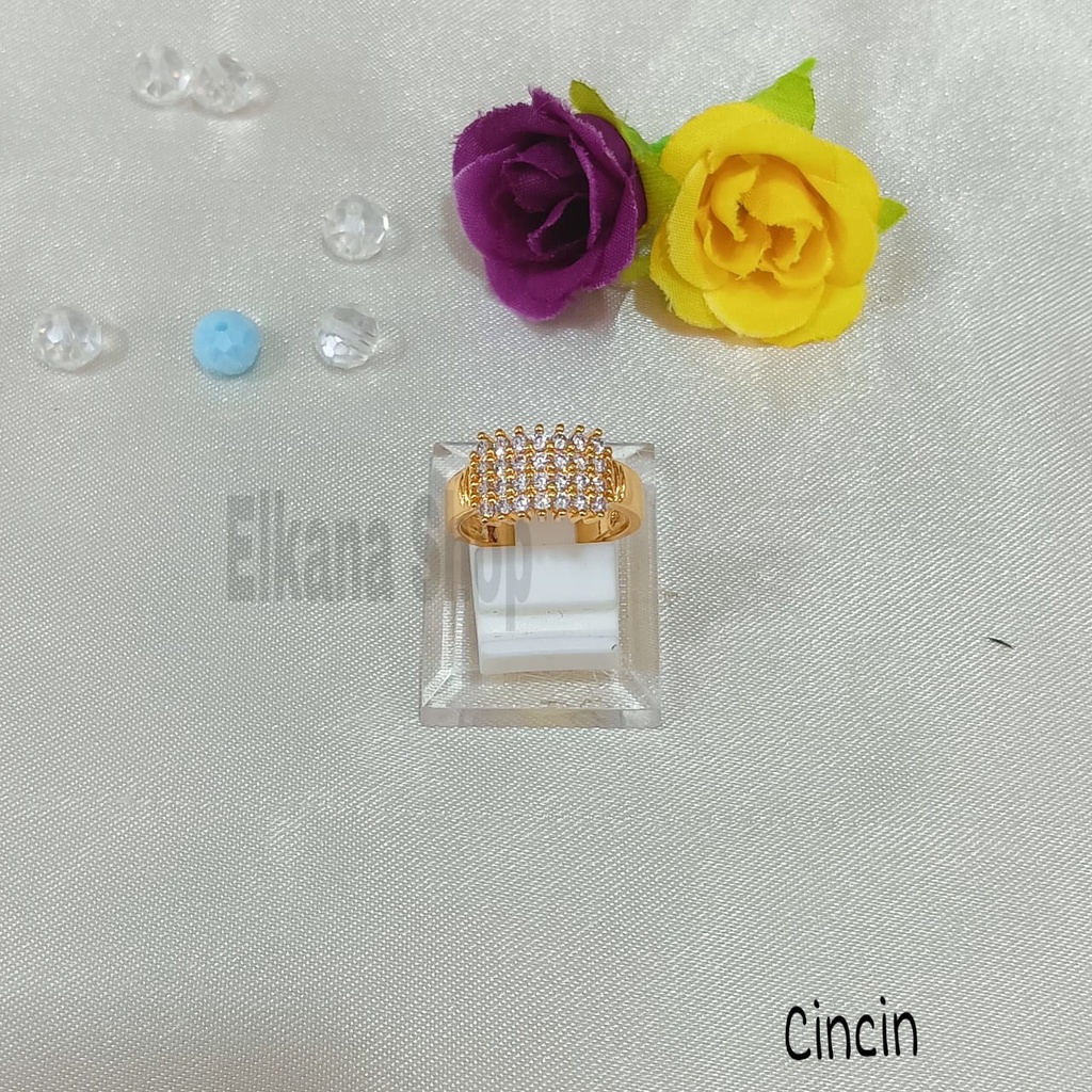 SET GELANG SISIK NAGA PERSEGI JARING KOMBI ZIRCON SIMPLE TERMANIS RANTAI SUPER BERKELAS PERHIASAN ANTI KARAT&amp;ANTI LUNTUR
