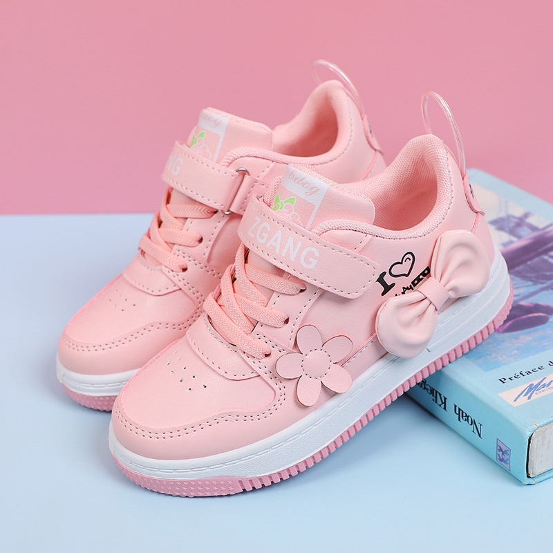 Sepatu Anak Perempuan Import PINKY LOVE Ribbon  / Sneakers Anak Perempuan Terbaru Pita