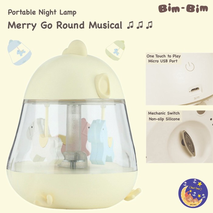 lampu tidur kuda anak bayi komedi putar musik