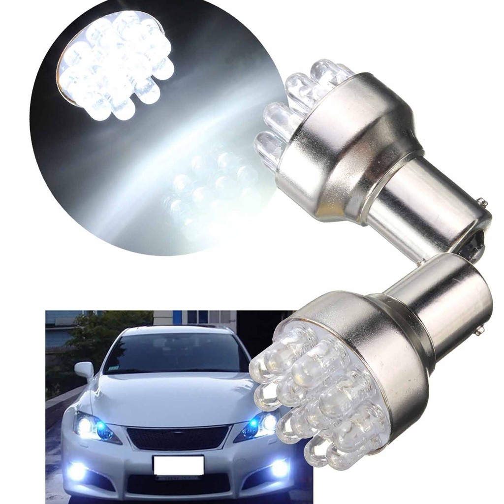 Lampu Mundur LED Focus Monster BAY15D 1157 - 33SMD Bayonet 2 KAKI Putih Merah Super Bright Mobil