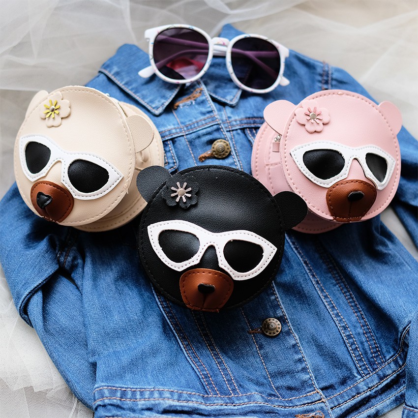 Skoola Tas Selempang Anak Cool Bear Mini Cute Kids Sling Bag