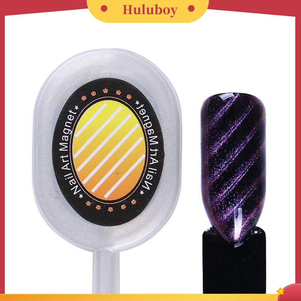 Huluboy Huluboy♡ Papan Magnet Bentuk Daun Bergelombang Untuk Kutek Gel UV Nail Art DIY