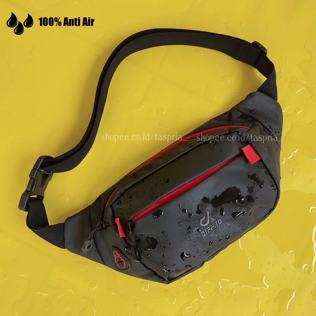 Tas Selempang Pria Anti Air Tas Slempang Waistbag Premium