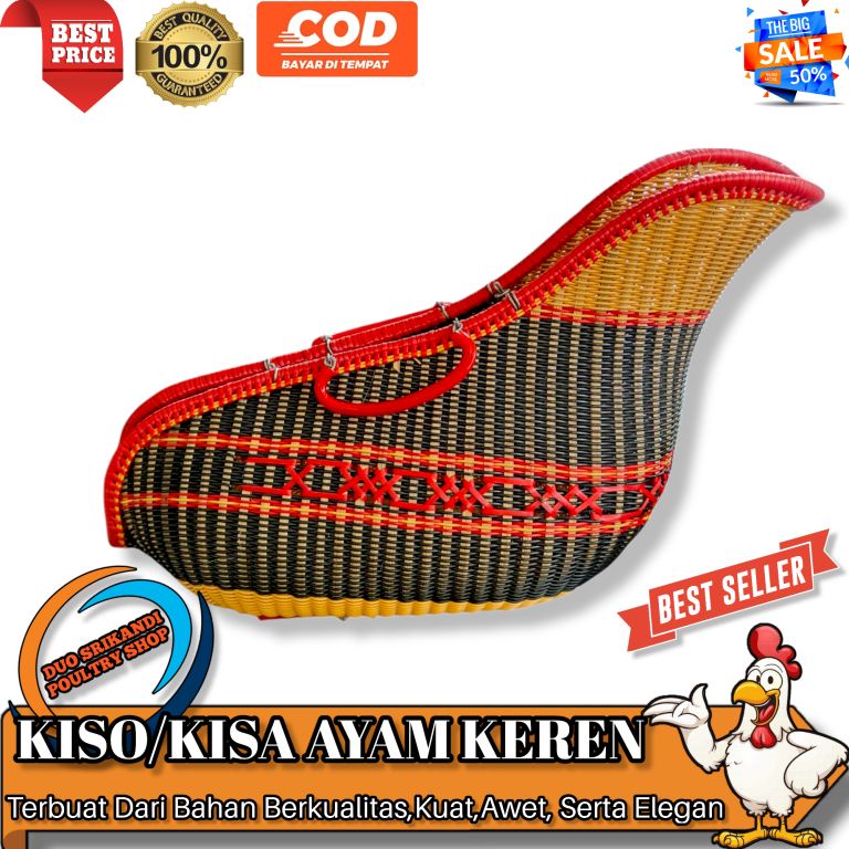 Kiso tas ayam fiber - tas kisa ayam fiber keren Model Angsa atau Perahu