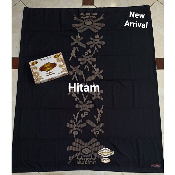 sarung murah motif polos dobby tumpal kembang (ABU RIFAT)