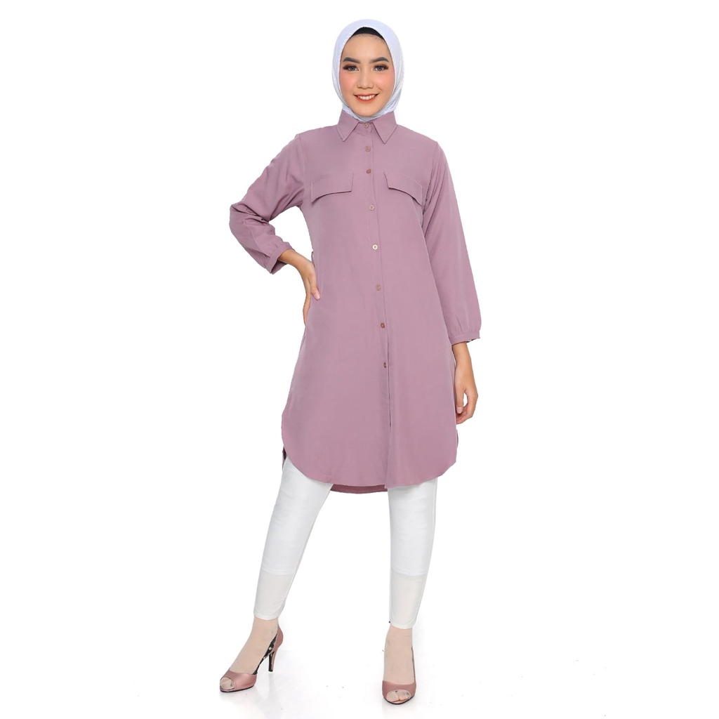 LONG TUNIK WANITA SHAKILA PREMIUM BUSUI/TUNIK SHAKILA FASHION