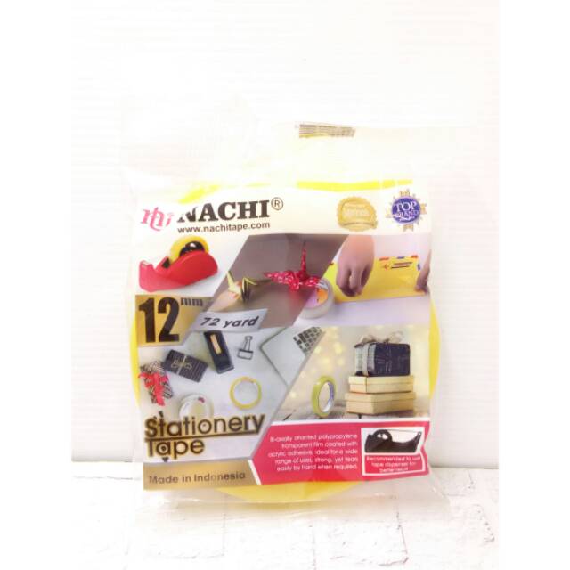 

Nachi Tape isolasi bening 12 mm