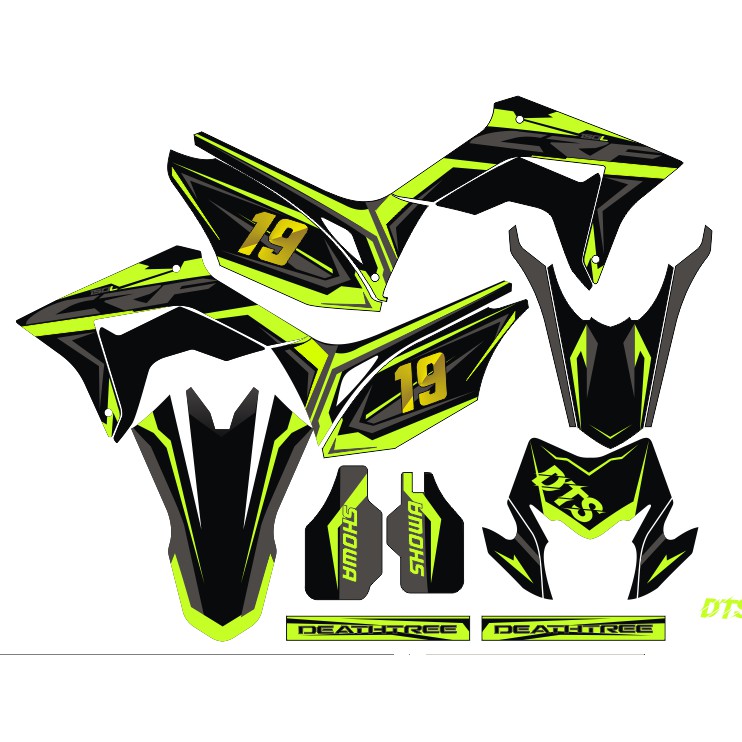 Sticker DECAL CRF 150 L Bisa Custom Stiker Honda CRF 150 L  (37)