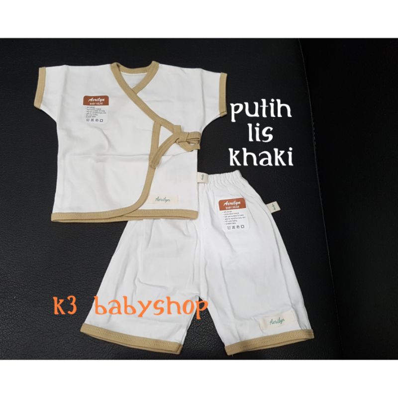 Setelan Pendek Aerilyn 0-3 bln dan 3-6bln baju kimono bayi piyama anak SNI