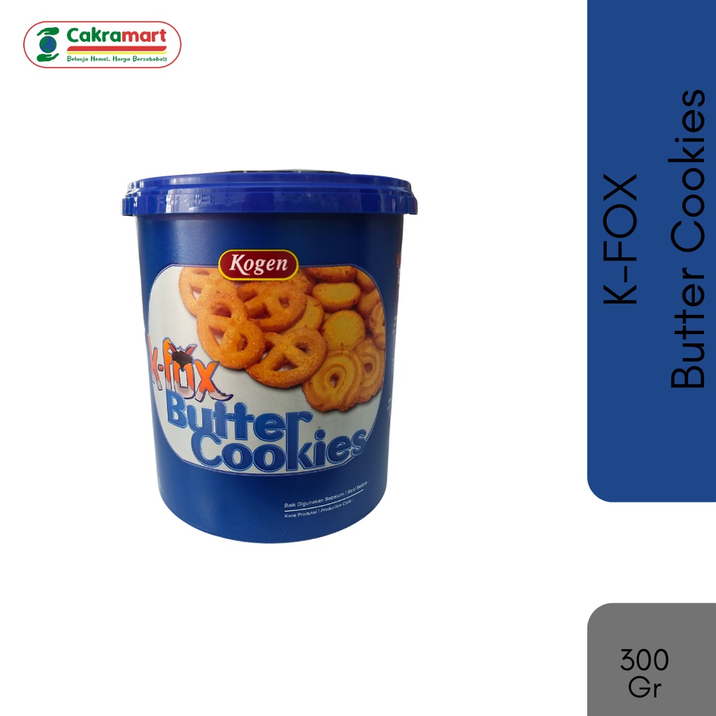 Jual KFox Butter Cookies 300g Indonesia
