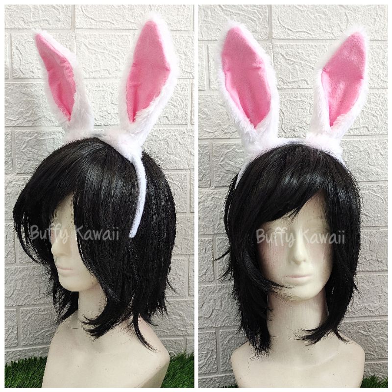 Bando kelinci fluffy large party halloween cosplay bunny usagimimi kawaii christmas easter cute shio imlek