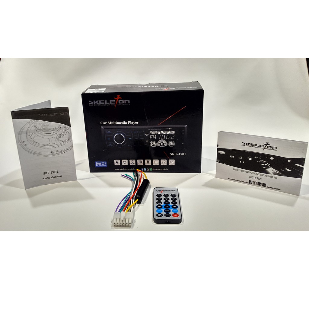 Single Din Mp3 Bluetooth Tape Mobil SKT - 1701