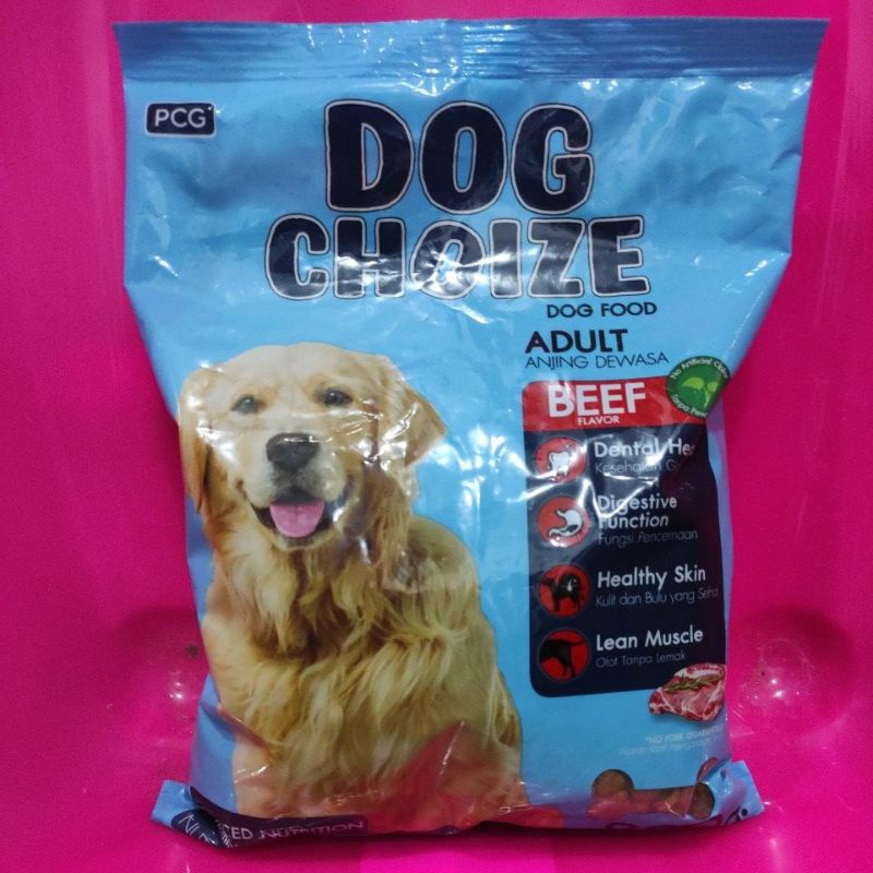 Makanan Anjing Dog Choize Beef 800gr  - Beef Dogfood