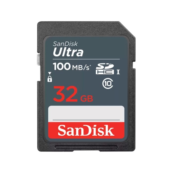 SanDisk SD Card Ultra SDHC/SDXC 32GB 100MB/s 32GB / 64GB/ 128GB /256GB Garansi Resmi