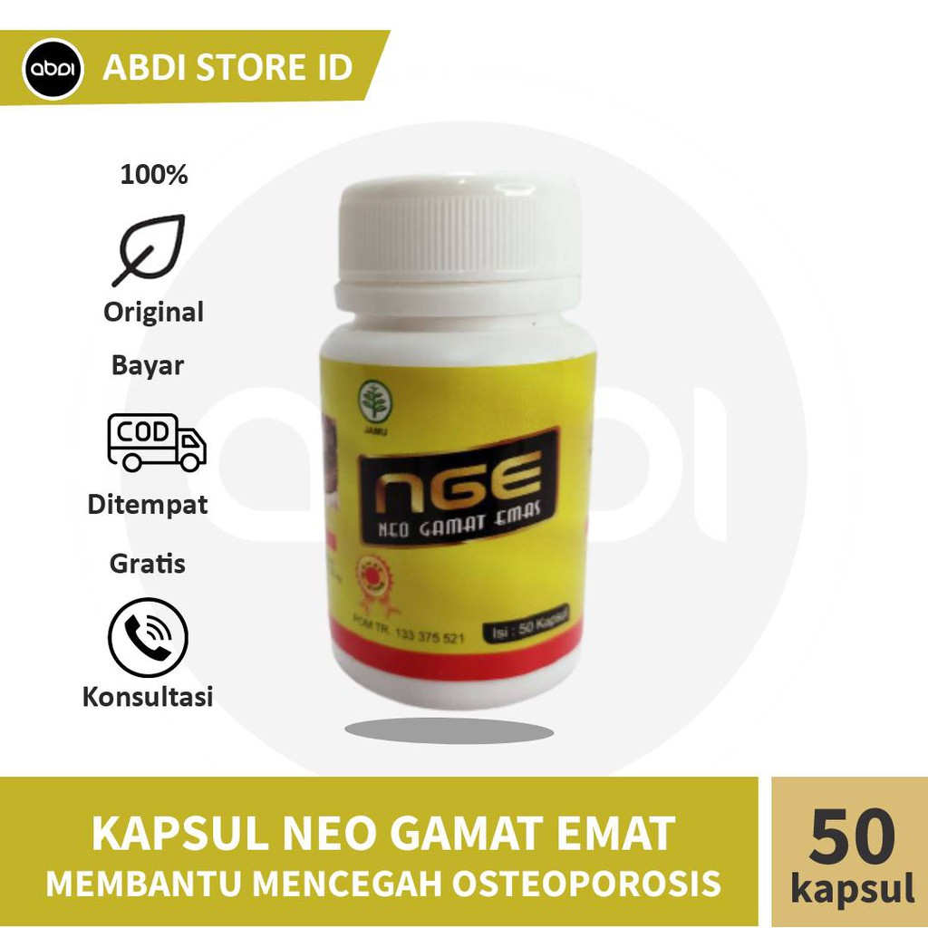 Kapsul Gamat NGE Neo Gamat Emas 50 - Jelly Gamat Kapsul