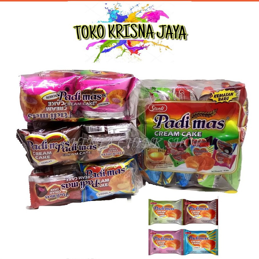 

PADIMAS CREAM CAKE BANYAK RASA 1 PACK ISI 10 PCS X 10GR