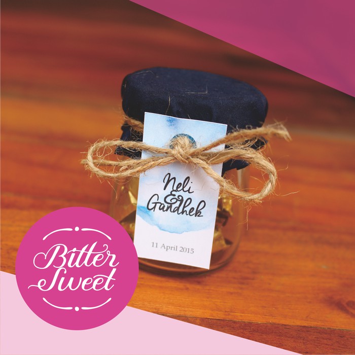

Souvenir Pernikahan / Wedding Favors Candy Jar Coffee edisi Watercolor