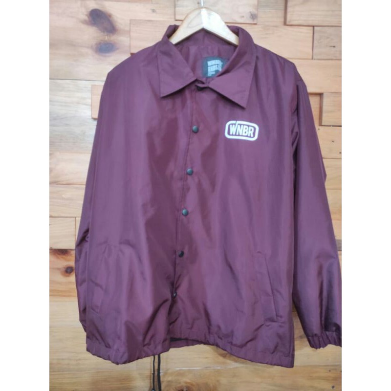 COACH JAKET WINEBEER/FUNKYSHOPLINE/JAKETDISTROMURAH/LOCALBRAND/WINEBEER/100%ORIGINAL