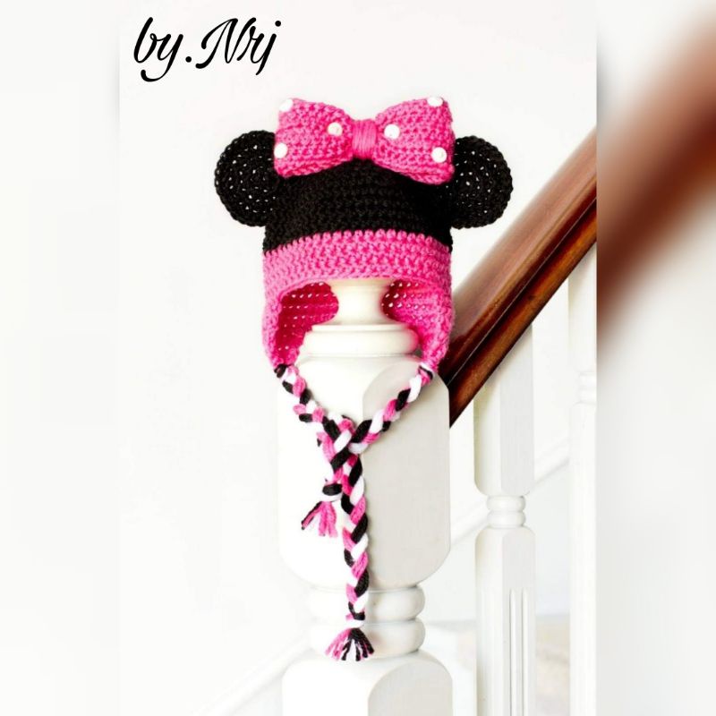 TOPI MINI MOUSE / KOSTUM MINI / TOPI MICKEY MOUSE / TOPI DISNEY / TOPI NEWBORN / TOPI BAYI / TOPI RA