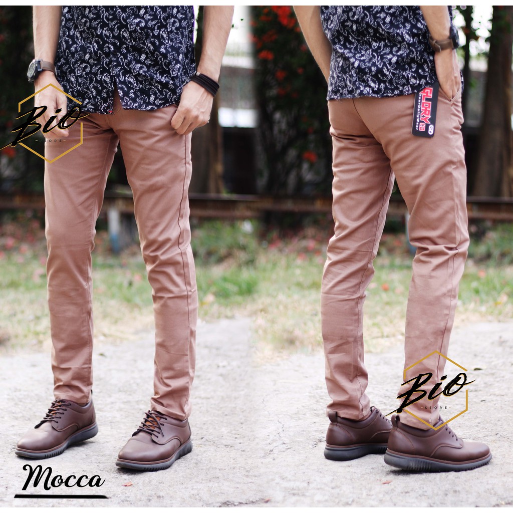 Celana chino panjang  pria celana chino Slim fit panjang Original chino big size ukuran jumbo GLORYID