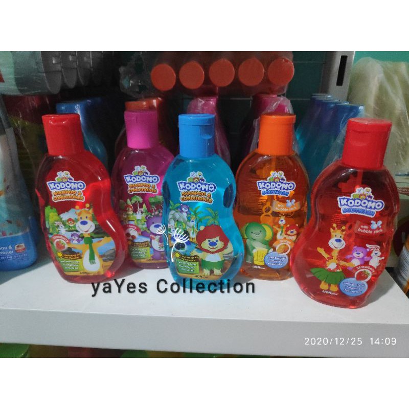 Kodomo shampoo and conditoner 200 ml baby anak orange stroberi sampo bodywash wash blueberry cerry