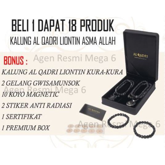 (Gratis Ongkir / COD) AL QADRI Kalung Kesehatan (Dapat total 2 Kalung) Original