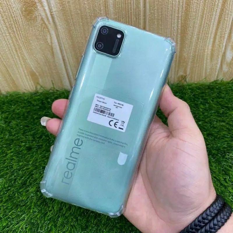 soft case Realme C11 C12 C15 C1 C2 3 pro 5 pro soft case Anticrack bening transparan