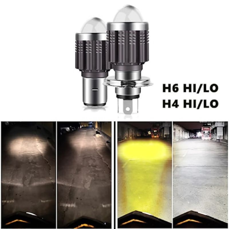 lampu led laser headlamp highlow H4 H6