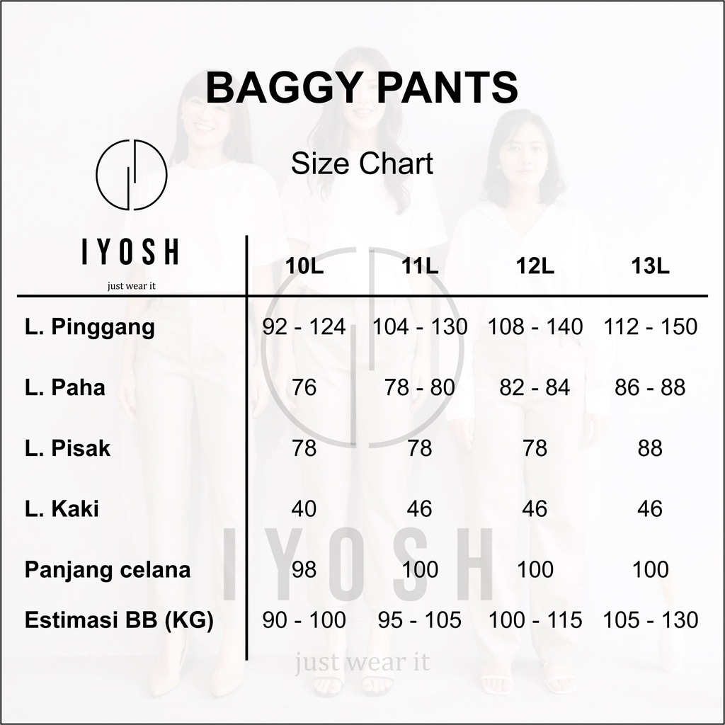 SUPER JUMBO Baggy Pants Premium BB 80 -130 KG 11XL 12XL 13XL Celana Wanita Jumbo Big Size Pants