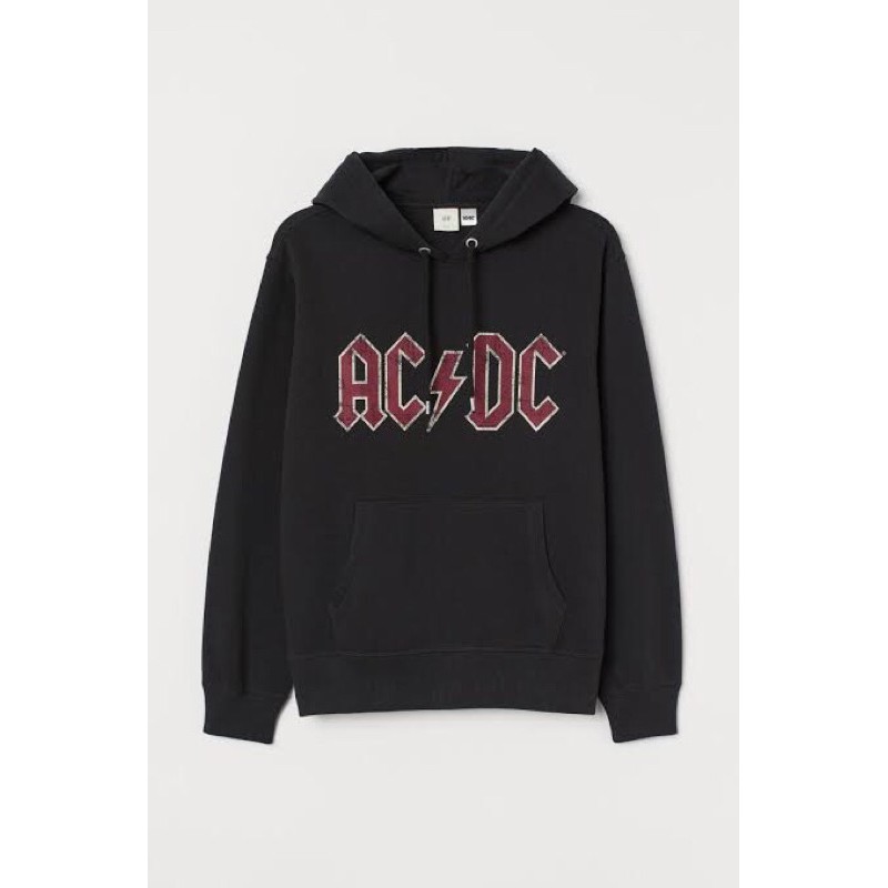 Hoodie hnm H&M Acdc Black Tour