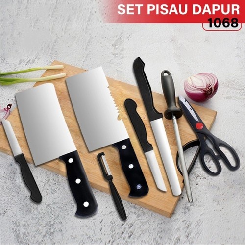 FM - Pisau Set Serbaguna 8 pcs G-1068 - GSF