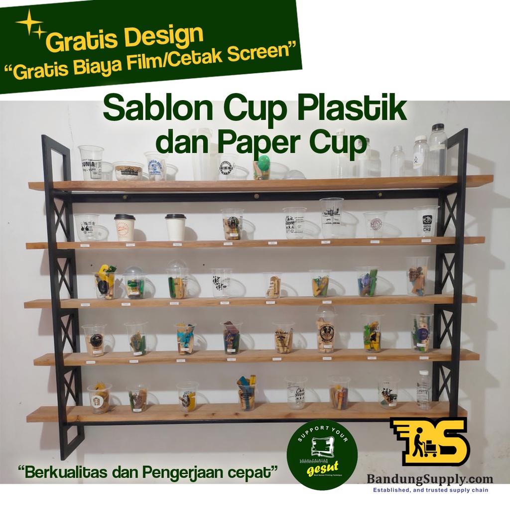 Sablon Cup 22oz Sablon Plastik Cup Murah Sablon Cup Minuman