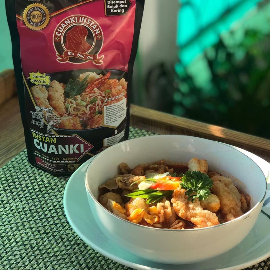 

Cuanki Bandung Mahajiani Cuanki Instan Rebus Makanan Instan Gurih dan Pedas Oleh Oleh Bandung 120gr